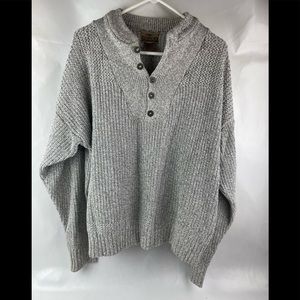 Red Head Brand Co Men’s Silver Sweater Sz L